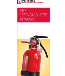 Fire Extinguishers at Work Brochures (Qty: 100)