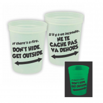 12 oz. Glow-in-the-Dark Cup 25/pkg. Bilingual
