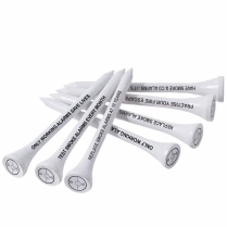 1.1cmx8.3cm Weedtree white golf tees 50/pkg.
