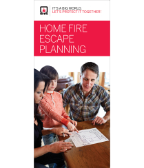 Home Fire Escape Planning Brochure, 2024 (Qty: 100)