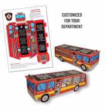 Customized Firetruck Punchouts
