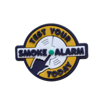 Shoe Charms - Test Your Alarm Today (50/pkg)