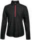Style 7723 - Women's Marled Jersey 1/4 Zip Tech