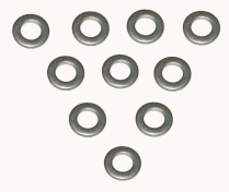 6MM FLAT WASHER STAINLESS 10 PACK