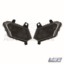 PHARES &Agrave; LED CAN-AM 900 X3 - LENTILLES FUM&Eacute;ES