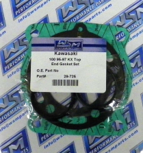 KAWASAKI 100 KX 1995-1997 TOP END GASKET SET