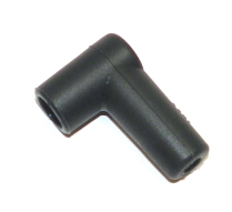 SPARK PLUG BOOT: 90&deg; BLACK