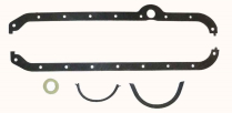 OIL PAN GASKET SET - V8 - RIGHT SIDE DIPSTICK