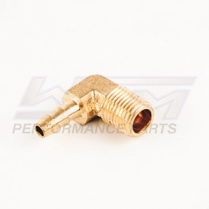 HOSE BARB 90 DEGREE ELBOW: 1/4'' HOSE X 1/4'' MALE