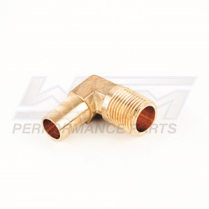 HOSE BARB 90 DEGREE ELBOW: 1/2'' HOSE X 3/8'' MALE