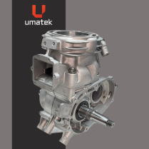 BLOC MOTEUR POL. 400 VTT  2 TPS  ADMISSION DROITE 95-00