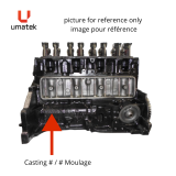 MOTEUR R&Eacute;USIN&Eacute; - EN-BORD 3.0L (181) JT 1PC MOULAGE 080
