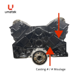 MOTEUR R&Eacute;USIN&Eacute; - EN-BORD 4.3L (262) P.EL. AV.BAL. VORTEC RR