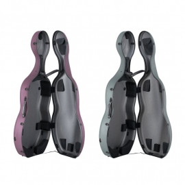 Muse 5.5 Hi-Tech Composite Cello Case, Purple