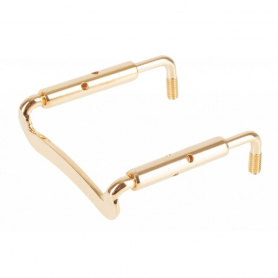 Violin chinrest screws, gold plated