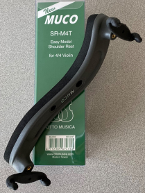 Muco Violin  Shoulder Rest, Nylon Fiber, Black 4/4 size