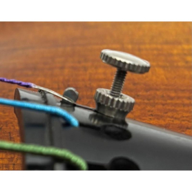 Titanium Violin-Viola Hill Style String Adjuster, Low Hook