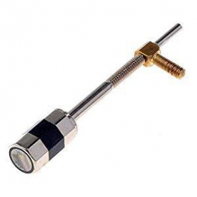 Violin Bow Screw with Eyelet, Sterling Silver