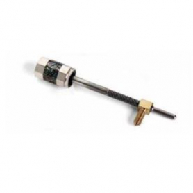 Violin Bow Screw, Silver, Abalone Inlay