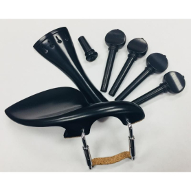 Italian Design Ebony Violin  Accessory Set