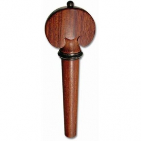 Violin Peg, Rosewood Heart, Black Trim