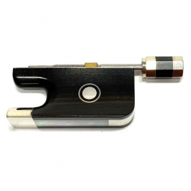 VIOLA Bow Frog, Ebony, Mother of Pearl, French Eye