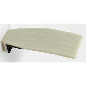 Violin Bow Tip, Mammoth, Ebony Lined