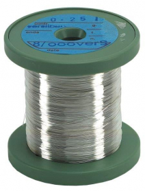 Nickel Silver German Bow Winding 100 Grams, 25 gauge