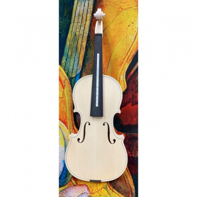 White Violin, Unvarnished, Strad. Made in Poland