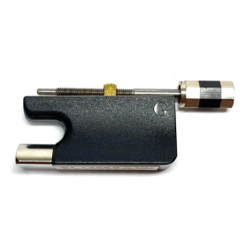 Cello Bow Frog, Glasser, Plastic, Half Mount