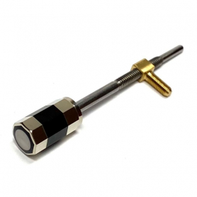 Bow Screw with Eyelet, CELLO Nickel, 3-part button