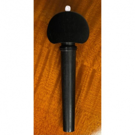 Cello Peg, Ebony, English Styl,White Pin