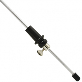 Cello Endpin, Ebony, Nickel, 18" Long