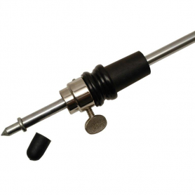 Cello Endpin, Ebony, Tubular Black  24", German