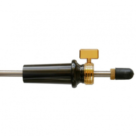 ULSA Cello Endpin, Ebony Plug, Gold Trim