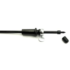 Cello Endpin, Ebony Plug, CF Rod
