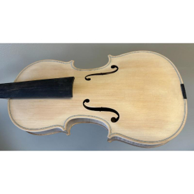 White Violin, Guarneri, Flamed, NO BASS BAR, Tack Glued