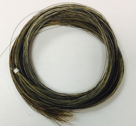 Bass Bow Hair, Salt & Pepper, for 1 bow.