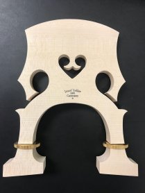 Bass Bridge, French Model, Adj, Brass, 3/4 size