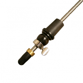 ULSA Bass Endpin, Ebony, 18" Stainless Rod