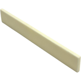 Guitar Saddle, Bone, 3 1/4 x 15/32 x 3/32"