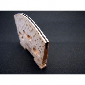 Violin Bridge, Teller,  Ebony Across Bridge