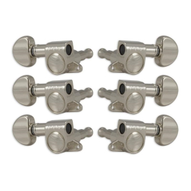 Grover MINI Guitar Machines, Nickel, Rotomatic