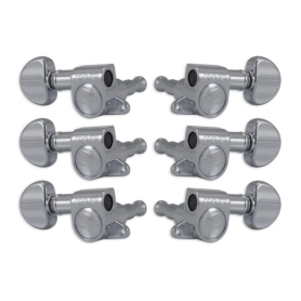 Grover MINI Guitar Machines, Chrome, Rotomatic