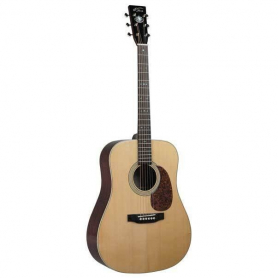 Acoustic Guitar, Solid Top, Rose. Back