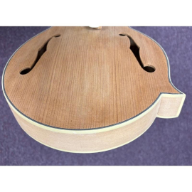 Mandolin White, F5 Model, Solid Wood