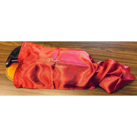 Satin Violin Bag for Violin/Viola, Wine with IVC logo