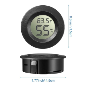 Digital Hygrometer/Thermometer for most cases, LCD