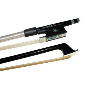 Violin Bow, Carbon Graphite, Glasser