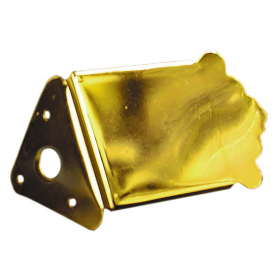 Mandolin Tailpiece, Brass, Gold Plated Cover